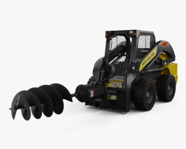 New Holland L225 Skid Steer Auger 2017 3D model
