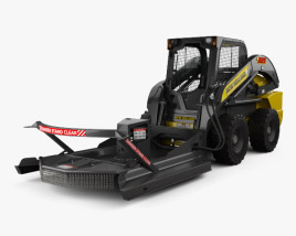 New Holland L225 Skid Steer Brush Cutter 2017 3D model