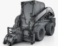 New Holland L225 Skid Steer Cold Planer 2017 3Dモデル wire render
