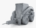 New Holland L225 Skid Steer Hydraulic Breaker 2017 Modello 3D clay render
