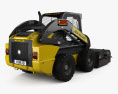 New Holland L225 Skid Steer Sweeper 2017 3d model back view