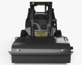 New Holland L225 Skid Steer Sweeper 2017 3d model front view