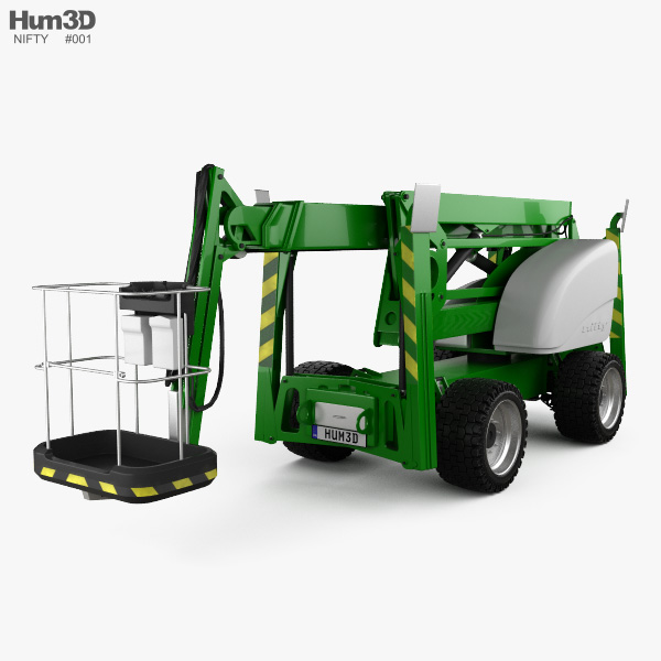 Articulated Boom Lift 3D model