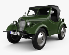 九五式小型乗用車 1937 3Dモデル