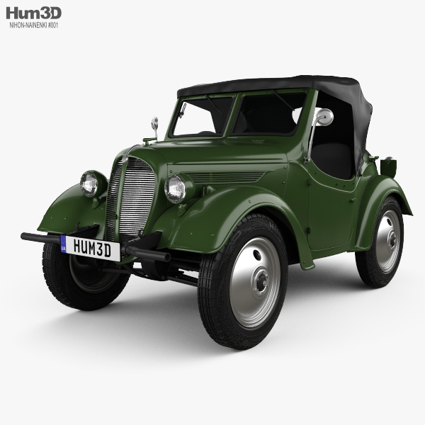 九五式小型乘用車 1937 3D模型