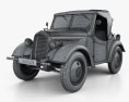 Vehículo de Reconocimiento Tipo 95 1937 Modelo 3D wire render