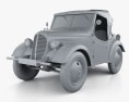 Vehículo de Reconocimiento Tipo 95 1937 Modelo 3D clay render