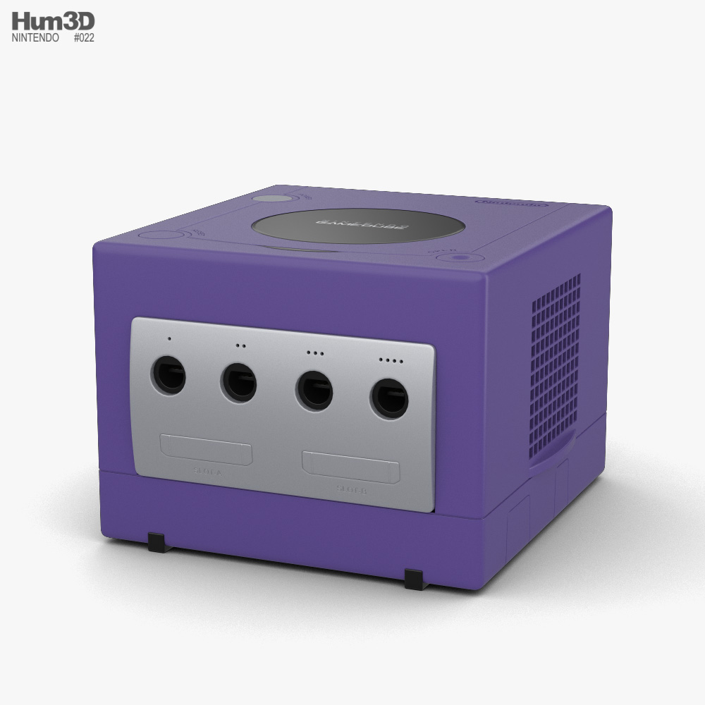 Nintendo Gamecube 3D-Modell
