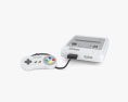 Nintendo PAL SNES 3Dモデル