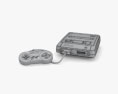 Nintendo PAL SNES 3d model