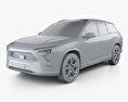 Nio ES8 com interior 2018 Modelo 3d argila render