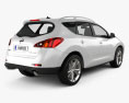 Nissan Murano 2010 3d model back view