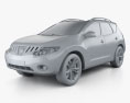 Nissan Murano 2010 3D 모델  clay render