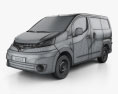 Nissan NV200 2010 3Dモデル wire render