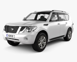 Nissan Patrol 2014 Modelo 3D