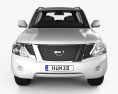 Nissan Patrol 2014 Modello 3D vista frontale