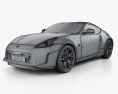 Nissan 370Z Coupe 2016 3d model wire render