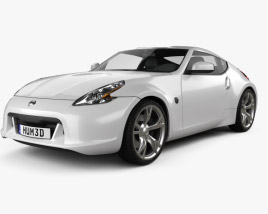 3D model of Nissan 370Z Coupe 2012