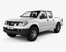 Nissan Frontier Crew Cab Short bed 2013 3D model