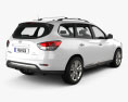 Nissan Pathfinder 2016 3d model back view