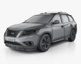 Nissan Pathfinder 2016 3D 모델  wire render