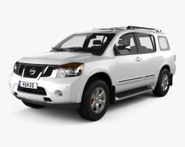 Nissan Armada 2014 3D model