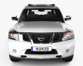 Nissan Armada 2014 3D 모델  front view