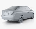 Nissan Versa (Tiida) 세단 2014 3D 모델 
