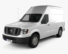 Nissan NV Cargo Van High Roof 2015 3D model