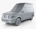 Nissan NV Cargo Van High Roof 2015 3Dモデル clay render