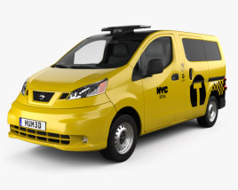 Nissan NV200 New York Taxi 2016 3D model