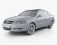 Nissan Almera (B10) Classic 2014 3D модель clay render