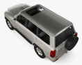 Nissan Patrol (Y61) 2010 3d model top view