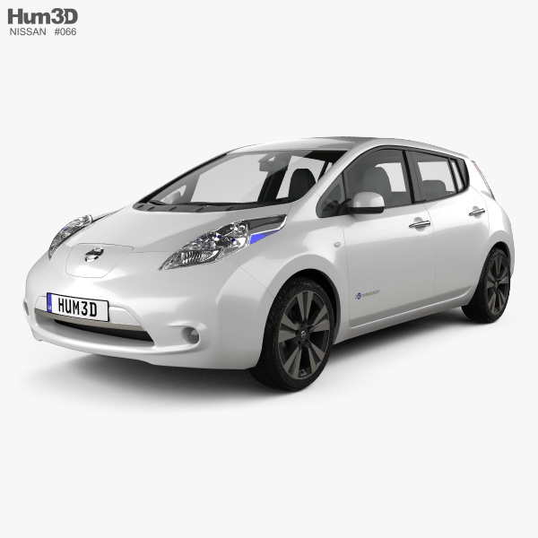 Nissan Leaf 2016 3D model