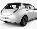 Nissan Leaf 2016 3d model
