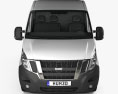 Nissan NV400 승객용 밴 2014 3D 모델  front view