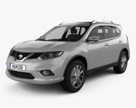 Nissan Rogue 2017 3D-Modell