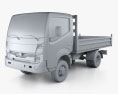 Nissan Cabstar Tipper Truck 2014 3d model clay render