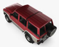 Nissan Patrol (Y60) 5门 1987 3D模型 顶视图