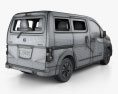 Nissan e-NV200 Evalia 2016 3D 모델 