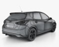 Nissan Pulsar hatchback 2017 Modelo 3D