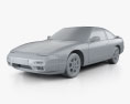 Nissan 240SX 1995 Modelo 3D clay render