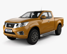 Nissan Navara King Cab 2018 3D model