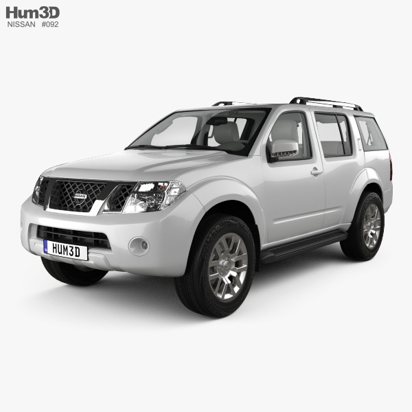 Nissan Pathfinder with HQ interior 2013 3D model