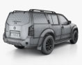 Nissan Pathfinder 인테리어 가 있는 2013 3D 모델 