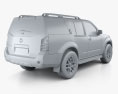 Nissan Pathfinder 인테리어 가 있는 2013 3D 모델 