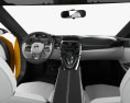 Nissan Sport sedan with HQ interior 2014 3d model dashboard