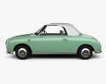 Nissan Figaro 1991 3D 모델  side view
