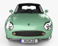 Nissan Figaro 1991 3d model front view