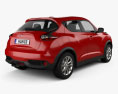 Nissan Juke 2018 3d model back view